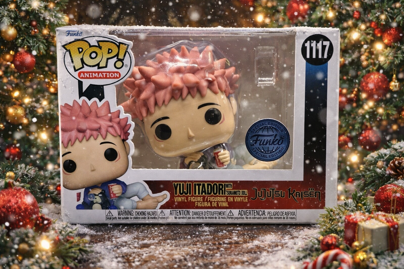 Funko Pop Animation Jujutsu Kaisen - Yuji Itadori with Tsukamoto Doll #1117