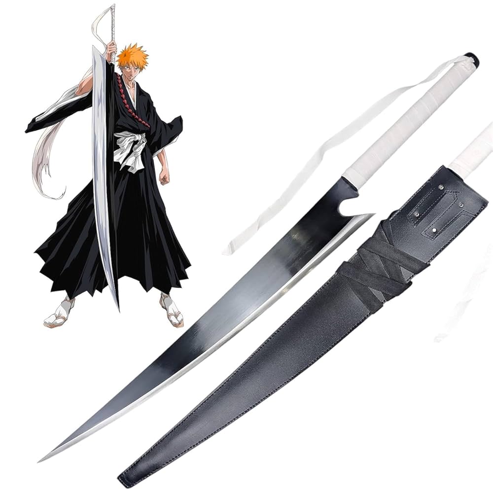 Zangetsu Shikai Wooden Katana Life Size 104 cm Bleach Sword