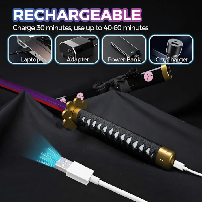 Zoro Style Katana Shusui 104cm LED Light-Up Katana