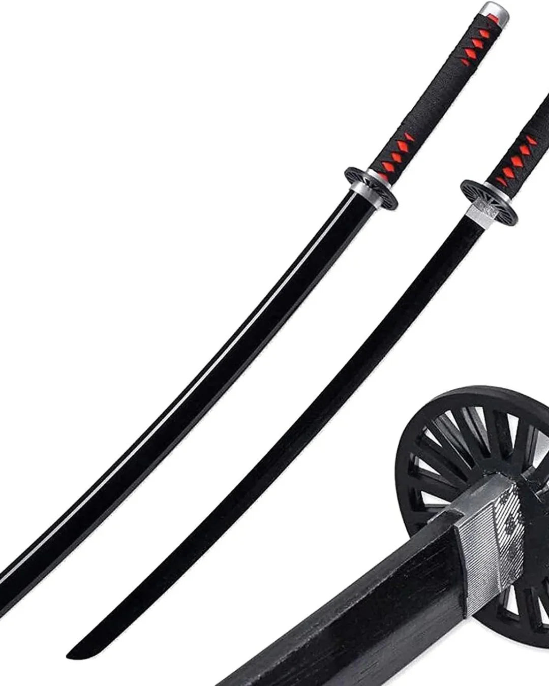 Demon Slayer Tanjiro Kamado Katana Sword Version 1 – 104cm Life-Size Wooden Anime Replica
