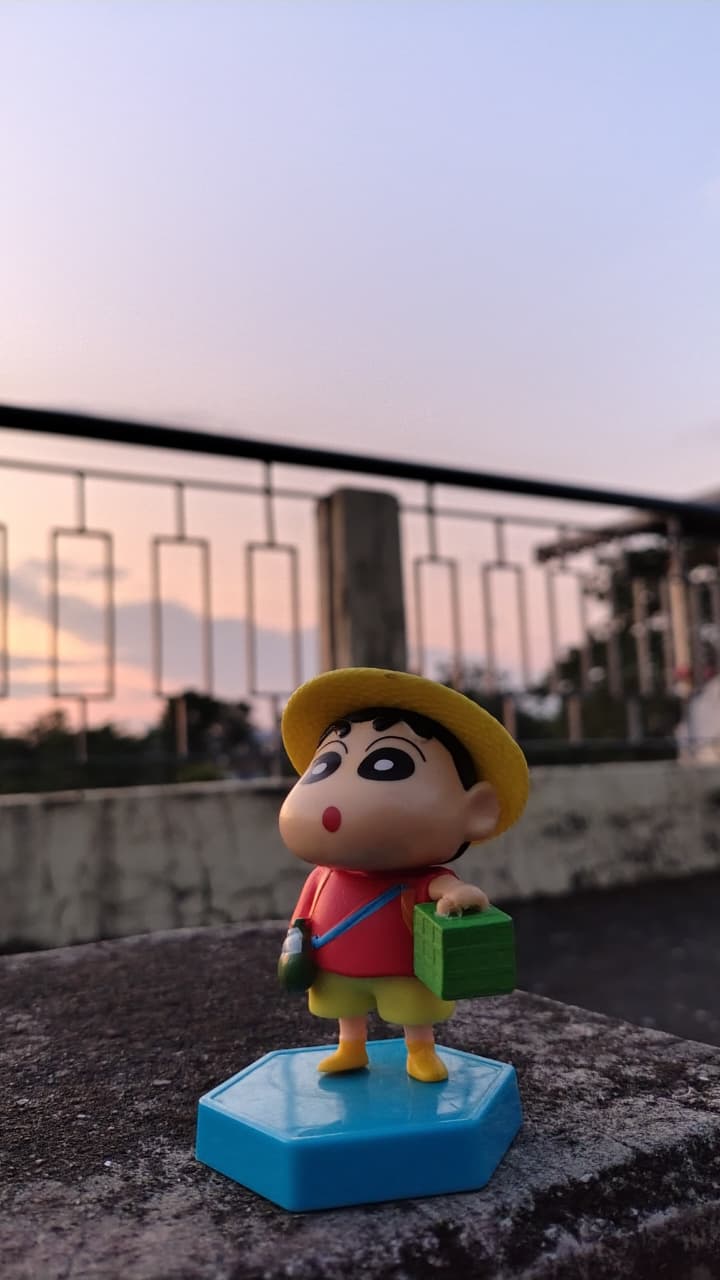 Shinchan Camping Mode Chibi | Crayon Shinchan Anime Figure (10–12 cms)