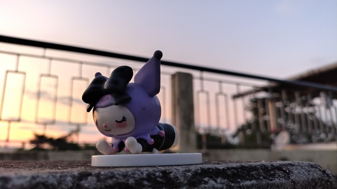 Kuromi Chibi | Sanrio Chibi Anime Figure (10–12 cms)