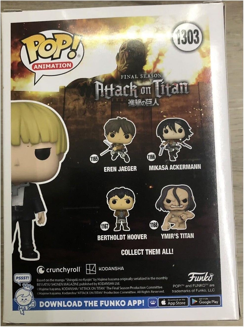 Funko POP! Animation: Attack On Titans - Yelena #1303