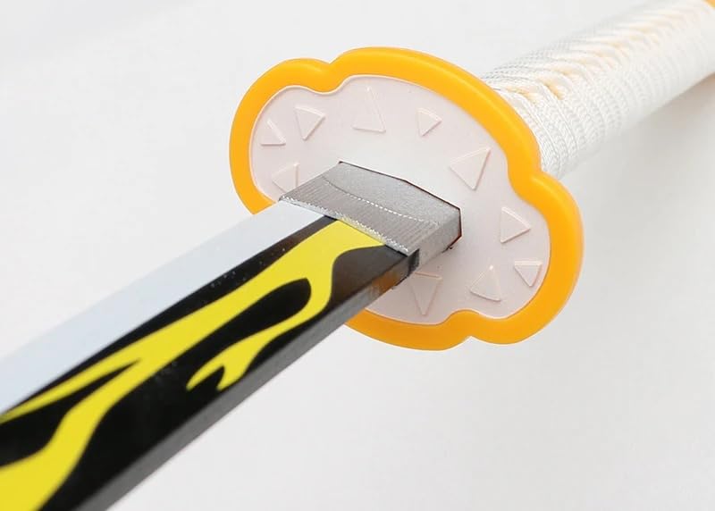 LED Zenitsu Agatsuma Katana – Demon Slayer 104cm Light-Up Anime Sword Replica